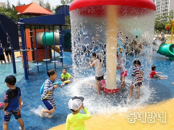 대구 북구에는‘찜통 더위 잡는 물놀이장’이 있다!