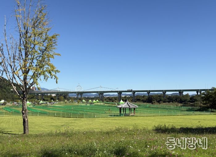 서봉장애인파크골프장 전경