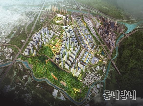 KTX 울산역 복합특화단지 예상조감도