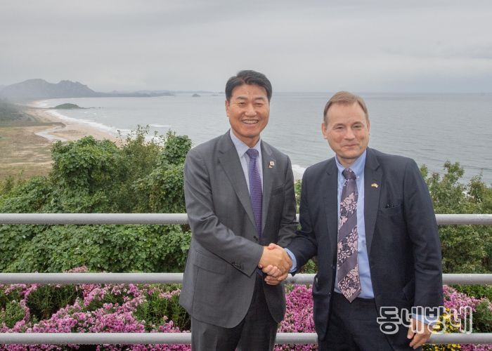 주한 독일대사 고성군 방문