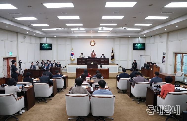 22일 열린 수성구의회 제272회 임시회 제2차 본회의