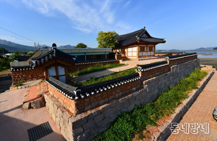 북평면 남창리 달량진성 해월루 일원 전경