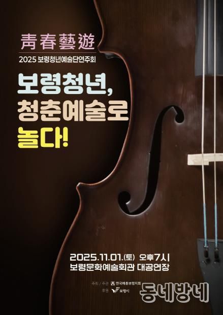 청년예술가 연주회 포스터