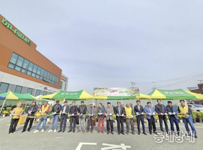 국화전시회 개최 모습