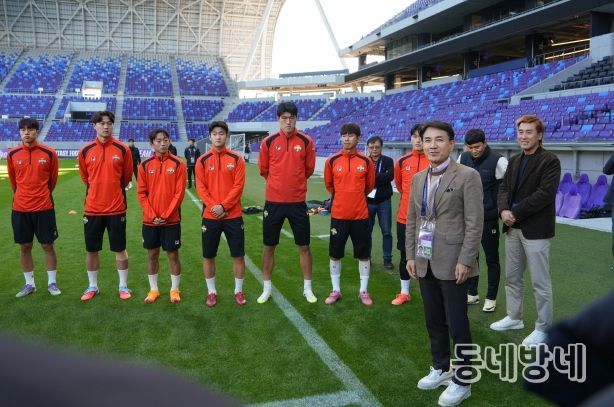 히로시마 스타디움 방문 및 선수단 격려