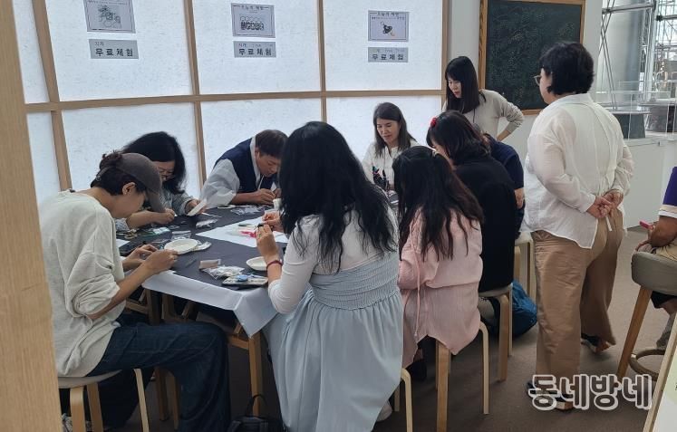 옻칠공예 체험 행사 사진