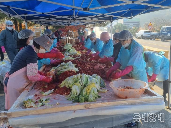 포천시 창수면 남녀 새마을회, 사랑의 김장 나눔으로 이웃사랑 실천
