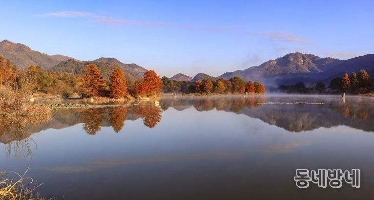 대한민국에서 가장 아름다운 여행지에 진안 주천생태공원 대상 영예(주천생태공원-진안군 촬영본)