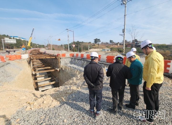 포항시, 산업단지 조성공사 현장 안전 점검