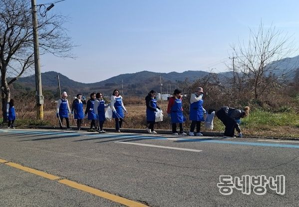 2025 영광 여성대학 수료생 환경정화 활동