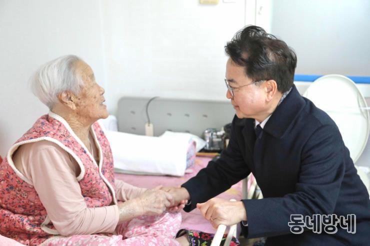 춘천시 새해 첫 민생행보, 독거어르신 가정방문