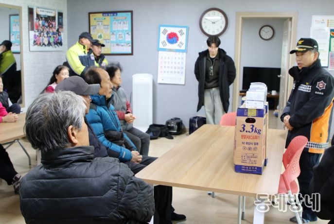 김천소방서, 겨울철 화목보일러 화재 예방 특별 현장 지도방문 실시