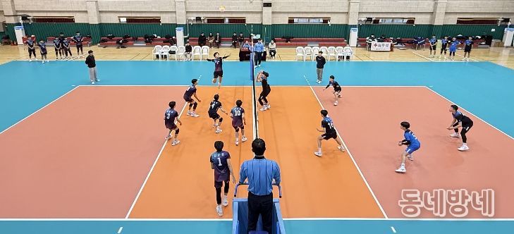 27일 막을 올린 2026 영천스타배 동계스토브리그 전국중고배구대회 모습