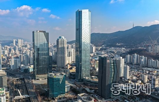 문현금융단지 전체 전경