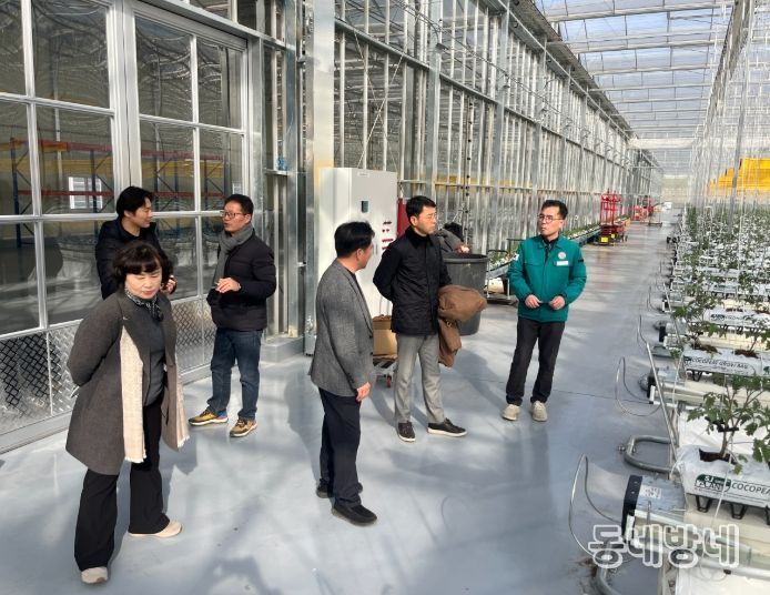 경북도 스마트농업혁신과장 임대형스마트팜단지 방문