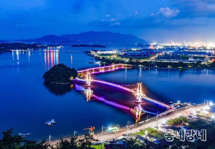 광양시 설 연휴 광양에 와야 하는 7가지 이유 제안 관광과(사진2 배알도 야경)