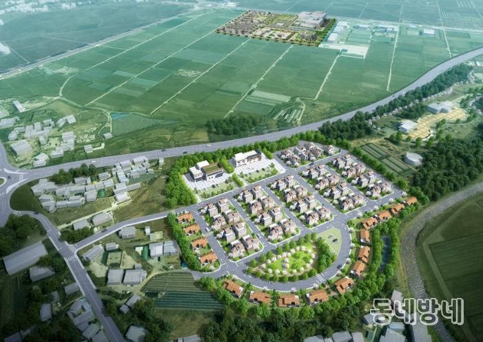 지역활력타운 사업대상지 전체 조감도