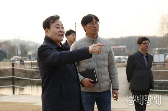 김성제 의왕시장, 왕송호수공원 일대 현장 점검