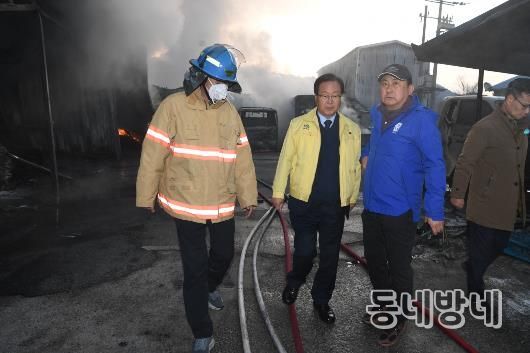 유희태 완주군수, 새벽 현장 진두지휘… 주민 안전 최우선 조치